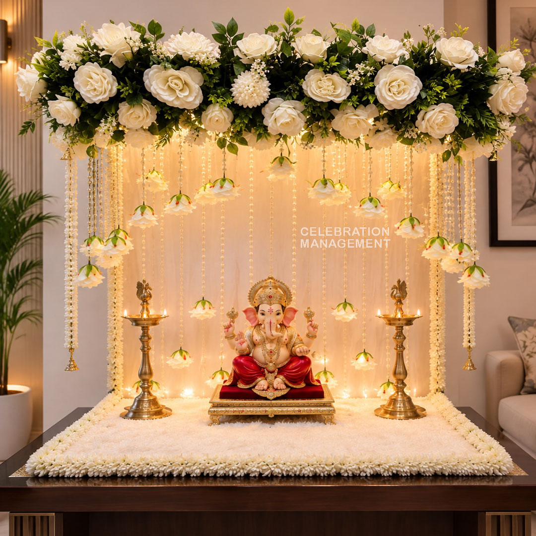 Premium Home Ganpati Decoration