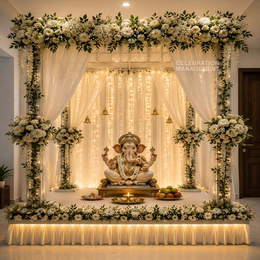 Royal Ganpati Mandap Decoration