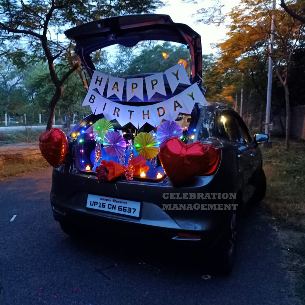 Lightening Car Boot Surprise