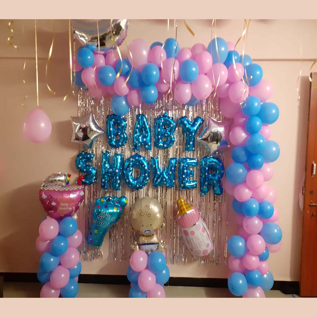 Simple Baby Shower Decoration at Home 