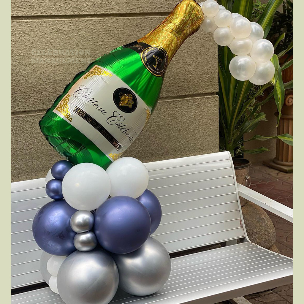 Champagne Balloon Bouquet