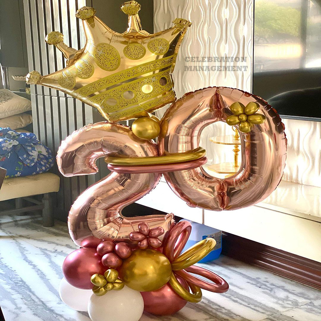 Sparkling Crownny Balloon Bouquet