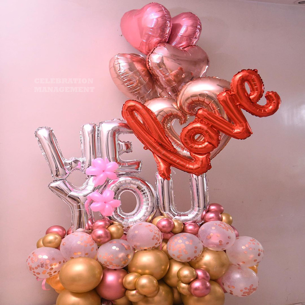 We Love You Balloon Bouquet