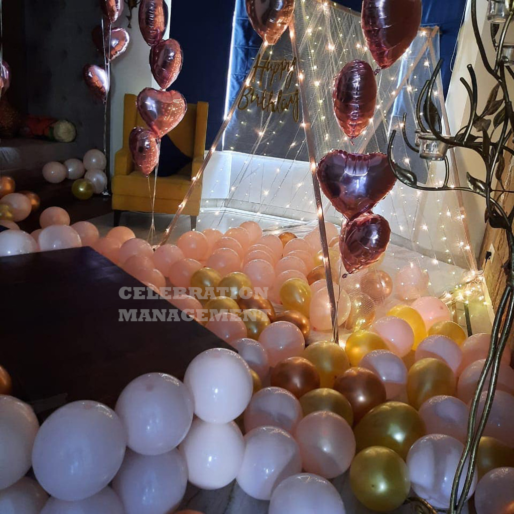 Glorious Birthday with Cabana Decoration